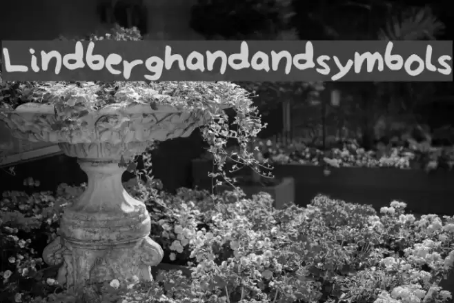 Lindberg_hand_and_symbols Font examples