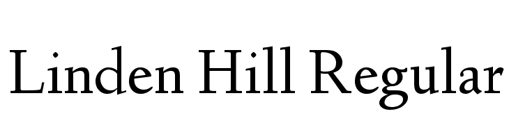 Linden Hill Regular Font