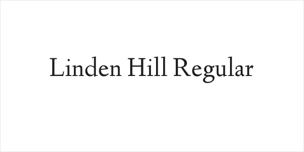 Linden Hill Regular Logo
