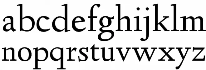 Linden Hill Regular Font LOWERCASE