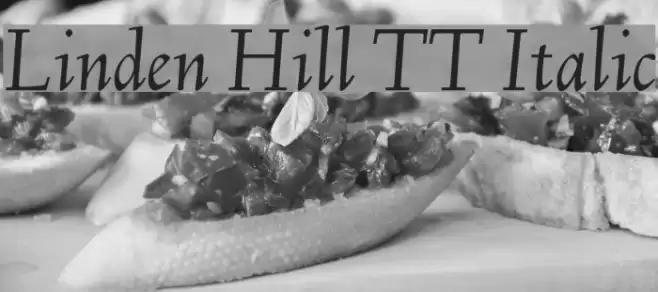Linden Hill TT Italic Fonte examples