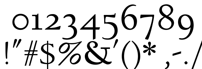 Linden Hill TT Regular Font OTHER CHARS