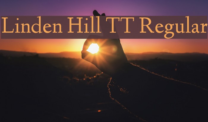Linden Hill TT Regular Font examples