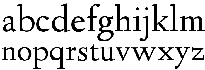 Linden Hill TT Regular Font LOWERCASE