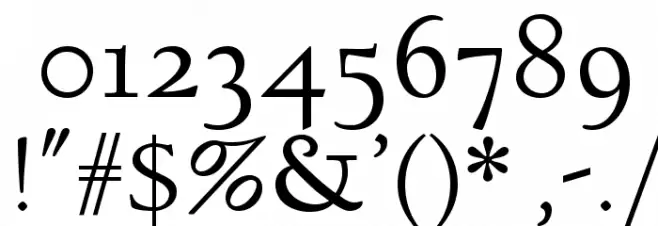 Linden Hill Font OTHER CHARS