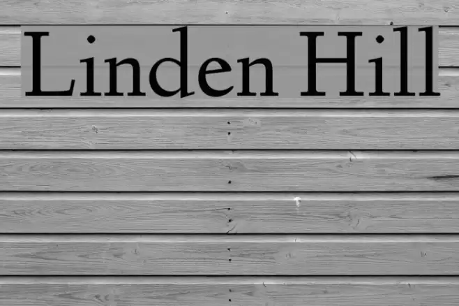 Linden Hill Font examples