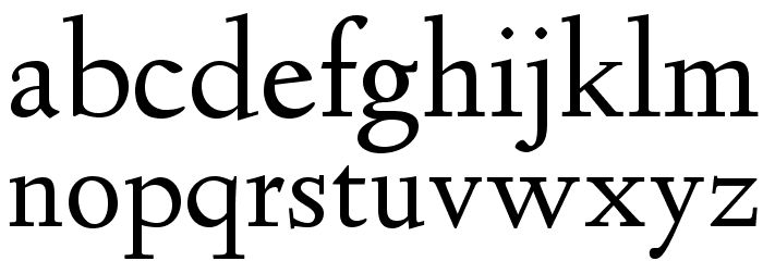 Linden Hill Font LOWERCASE
