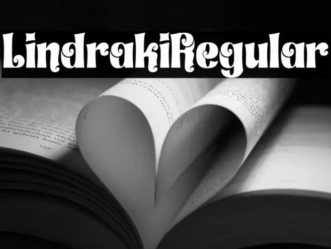 Lindraki-Regular Font examples