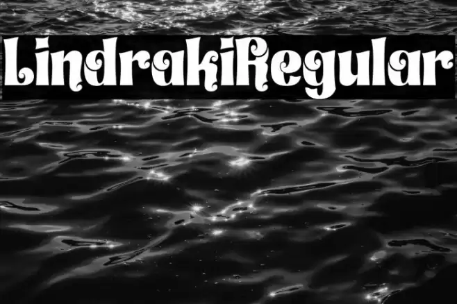 Lindraki-Regular Font examples