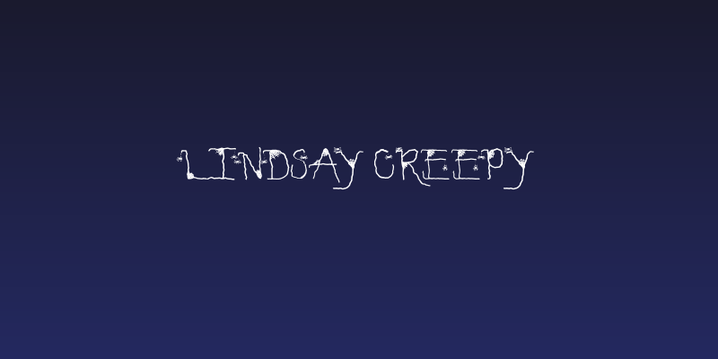 Lindsay Creepy Social Header