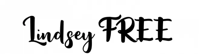 Lindsey FREE  font caratteri gratis