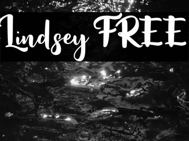 Lindsey FREE Font examples