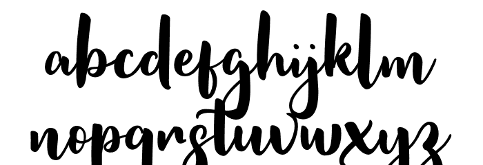 LindseyFREE Font LOWERCASE