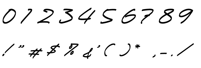 Lindstaye Font OTHER CHARS