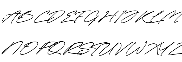 Lindstaye Font UPPERCASE