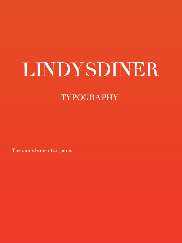 LindysDiner Poster