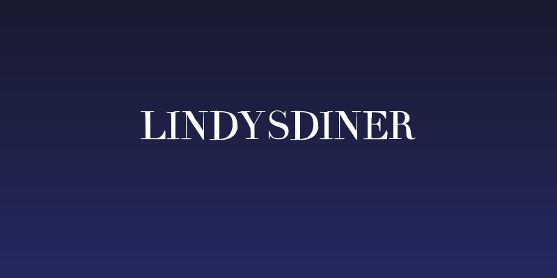 LindysDiner Social Header