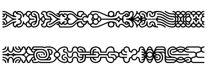 Line Dings [BRK] Fonte MAIÚSCULAS