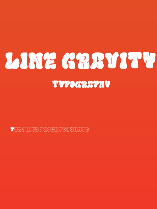 Line Gravity DEMO Regular Poster