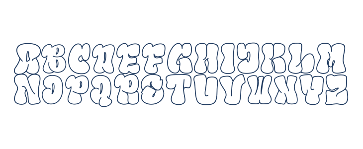 Line Gravity DEMO Regular Lowercase