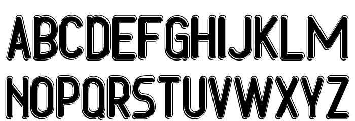 Line Light Demo Font UPPERCASE