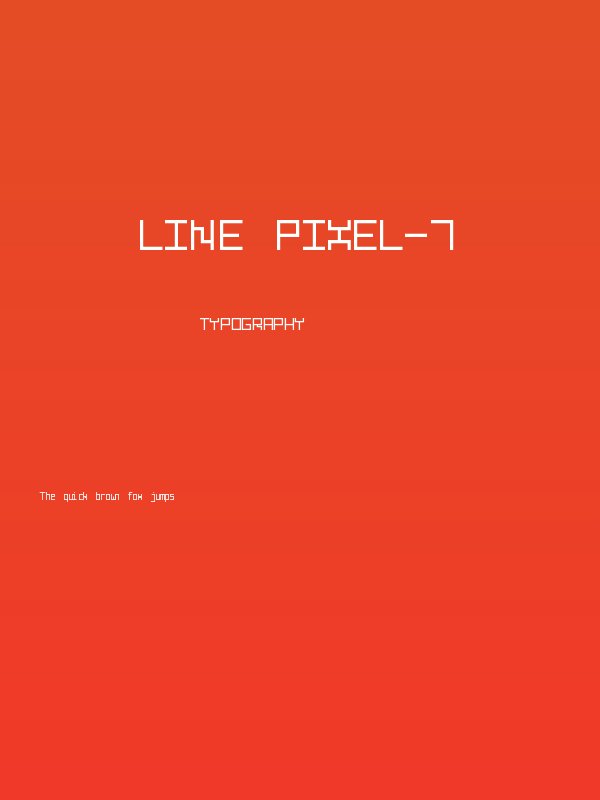 Line Pixel-7 Poster