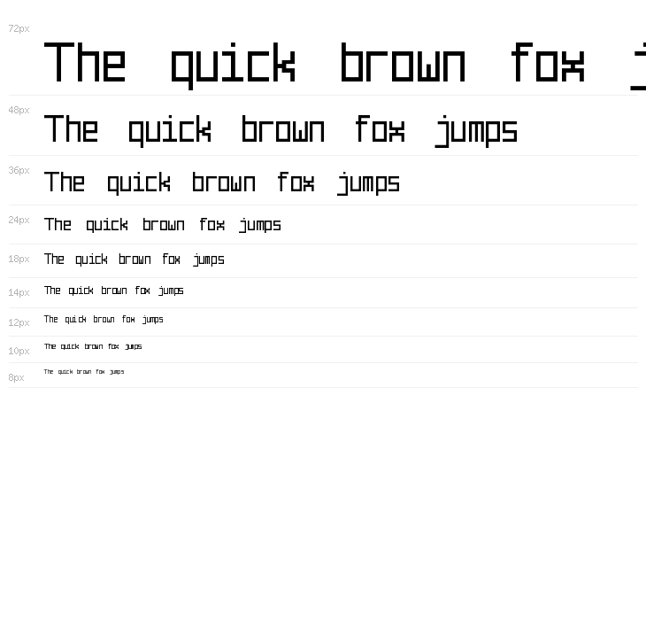 Line Pixel-7 Waterfall