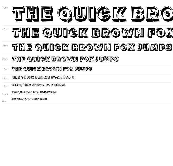 Line Regular Waterfall