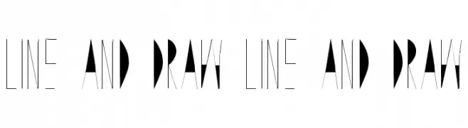 Line and Draw Line and Draw  font caratteri gratis