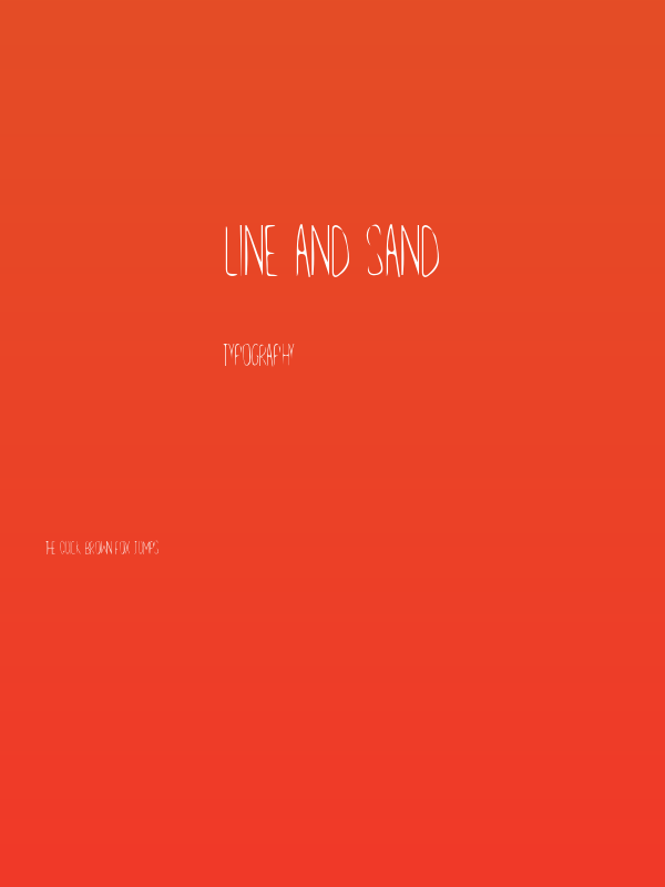Line and Sand Poster
