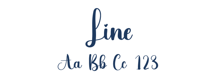Line Font Preview
