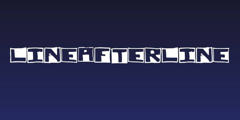 LineAfterLine Social Header