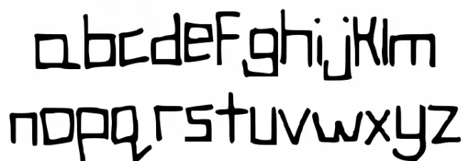LineAfterLine फ़ॉन्ट लोअरकेस