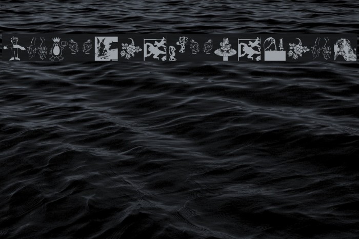 LineArtVectoria Font examples
