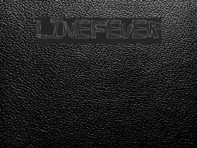 LineFever Font examples