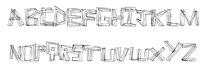 LineFever Font LOWERCASE