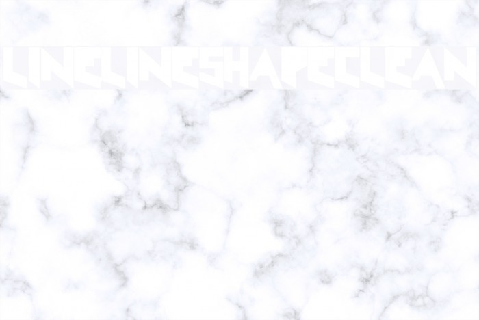 LineLineShapeClean Font examples
