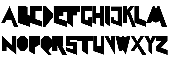 LineLineShapeClean Font LOWERCASE