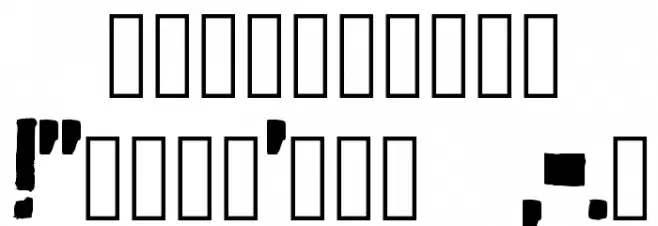 LineLineShapeDirty फ़ॉन्ट अन्य घर का काम