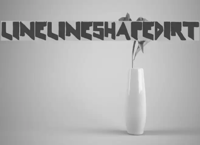 LineLineShapeDirty फ़ॉन्ट examples