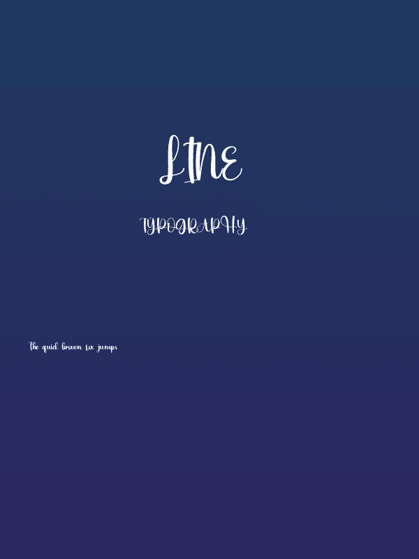 Line Poster