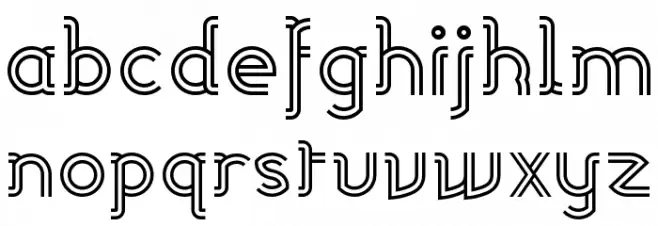 Linea Schriftart Groß