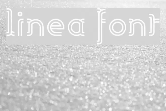 Linea Font examples