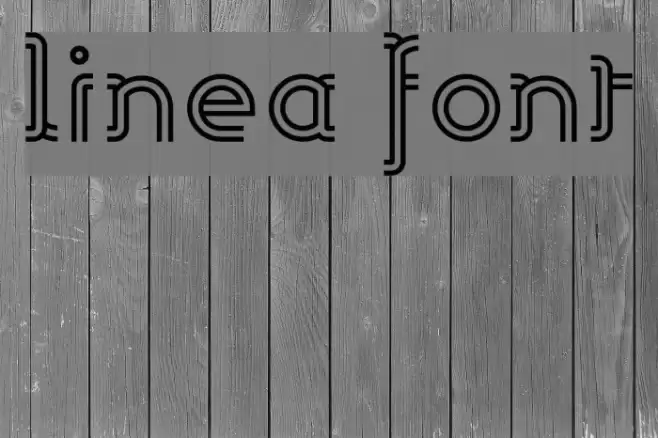 Linea Font examples
