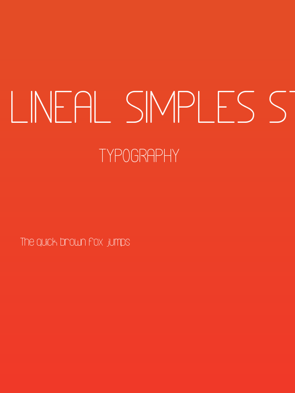 Lineal Simples St Poster