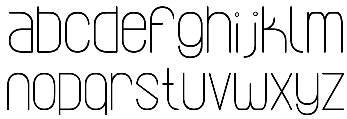 Lineal Simples St Font LOWERCASE