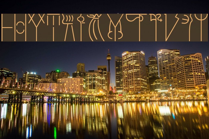 Linear-B Font examples