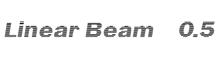 Linear Beam    0.5  baixar fontes gratis