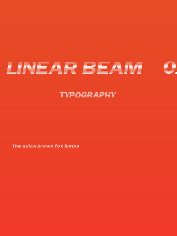 Linear Beam    0.5 Poster