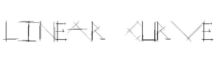 Linear Curve  नि: शुल्क फ़ॉन्ट्स डाउनलोड
